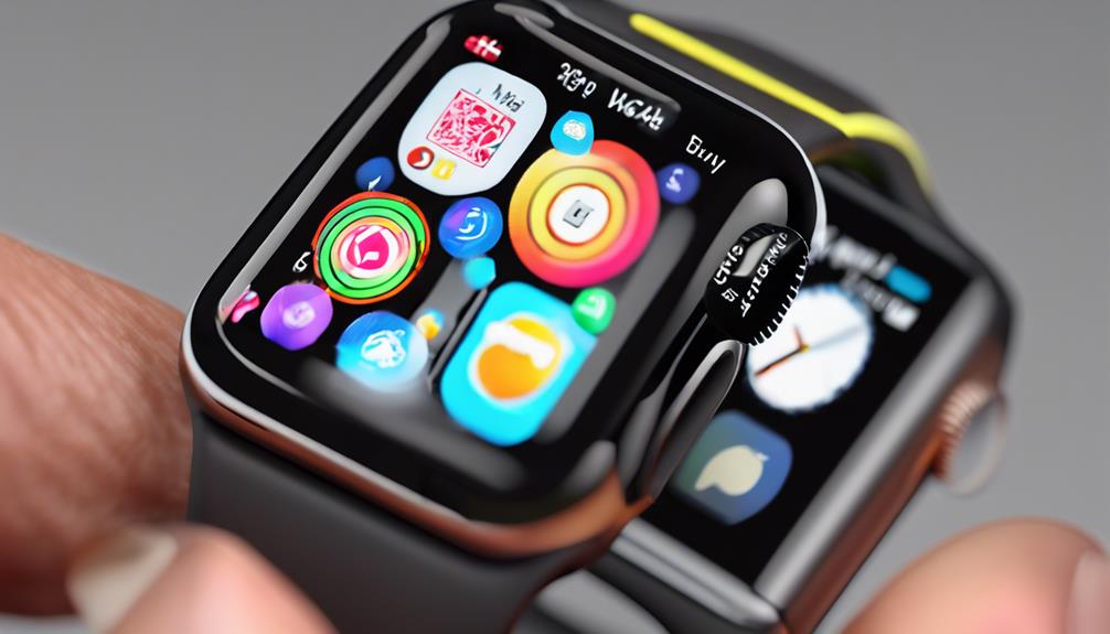 navigating apple watch interface