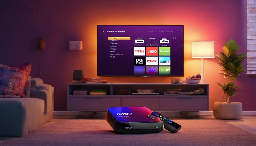 navigating roku home screen