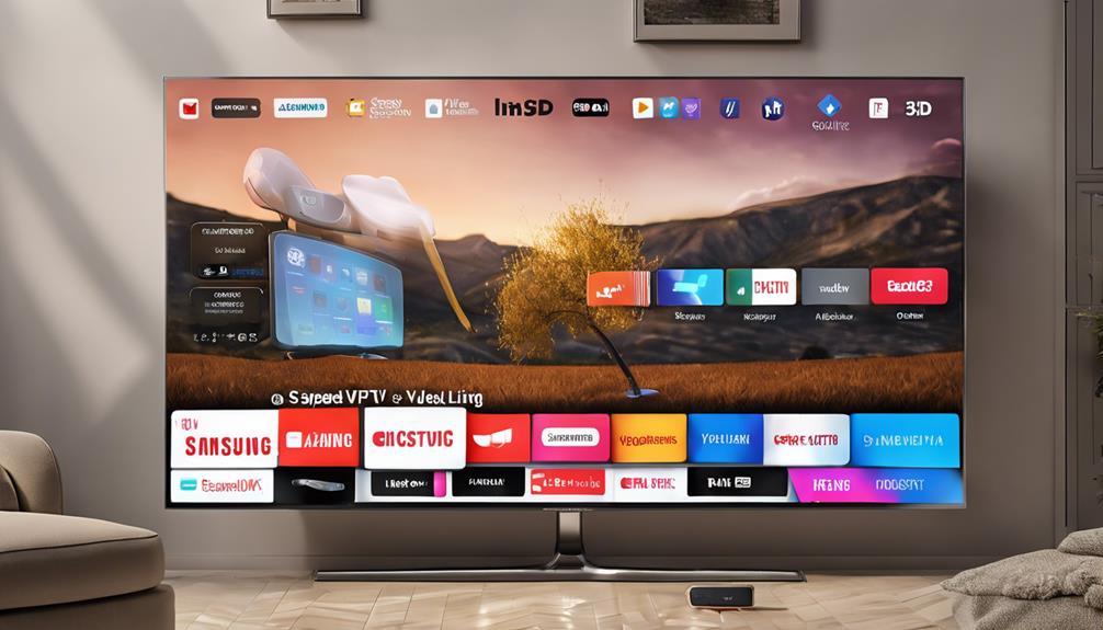 navigating samsung tv interface