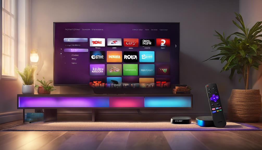 organizing roku streaming device